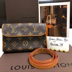 Auth LV Florentine Waist Belt Bag